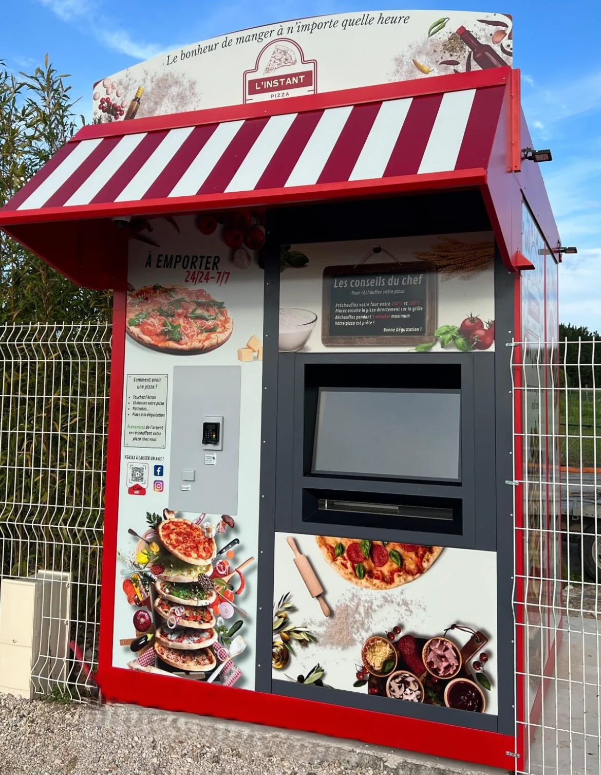 Distributeur automatique de pizza L'Instant Pizza