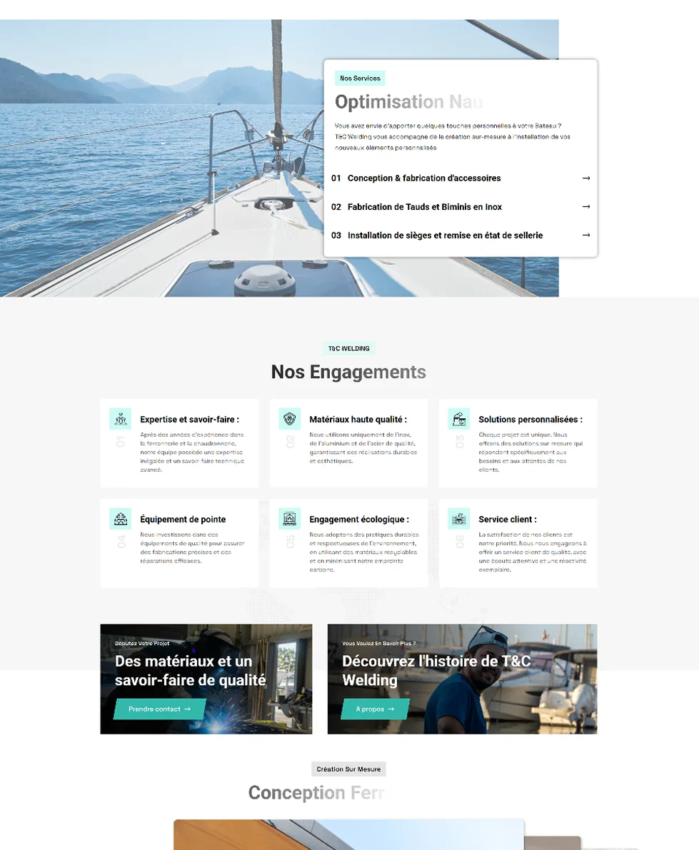 Projet T&C Welding - visuel 1