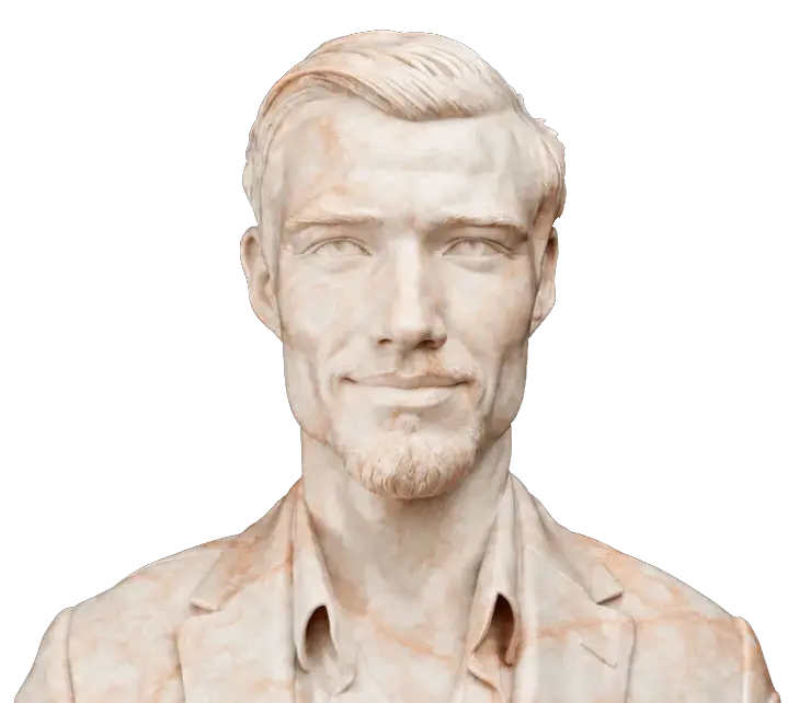 Visage Clément marbre